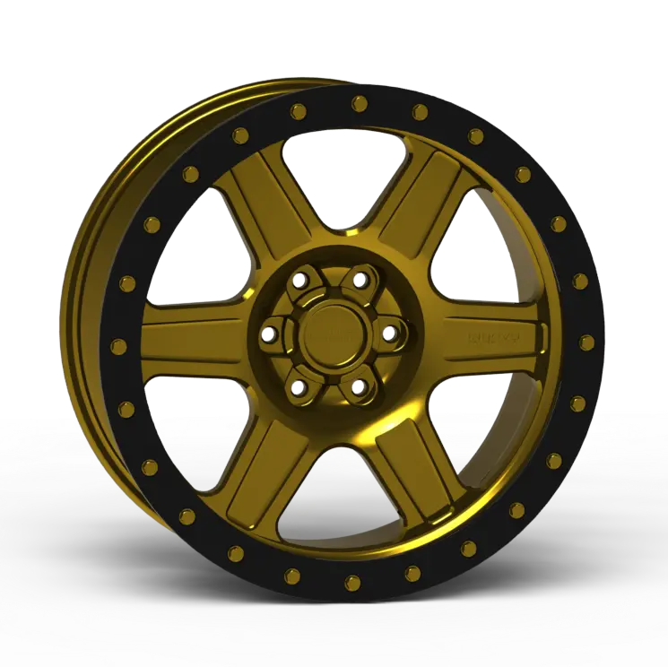 G400 Simulated Beadlock Wheel 18X9.0" 5 & 6 Lug - Techlite Ring 6