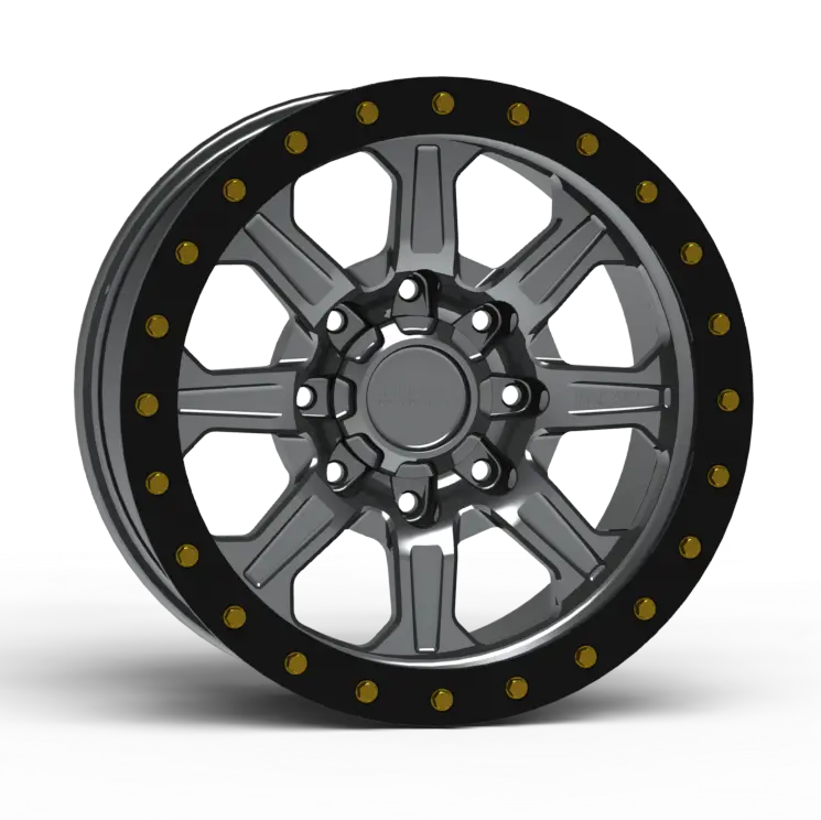 G500 Simulated Beadlock Wheel 18X9.0" 8 Lug - Standard Ring 7