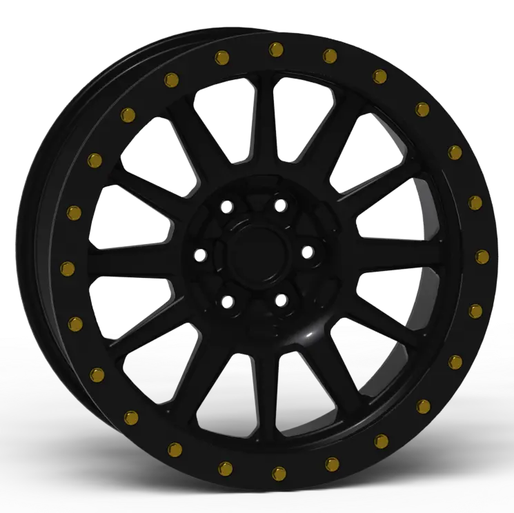 G600 Simulated Beadlock Wheel 20X9.0" 5 & 6 Lug - Techlite Ring 7