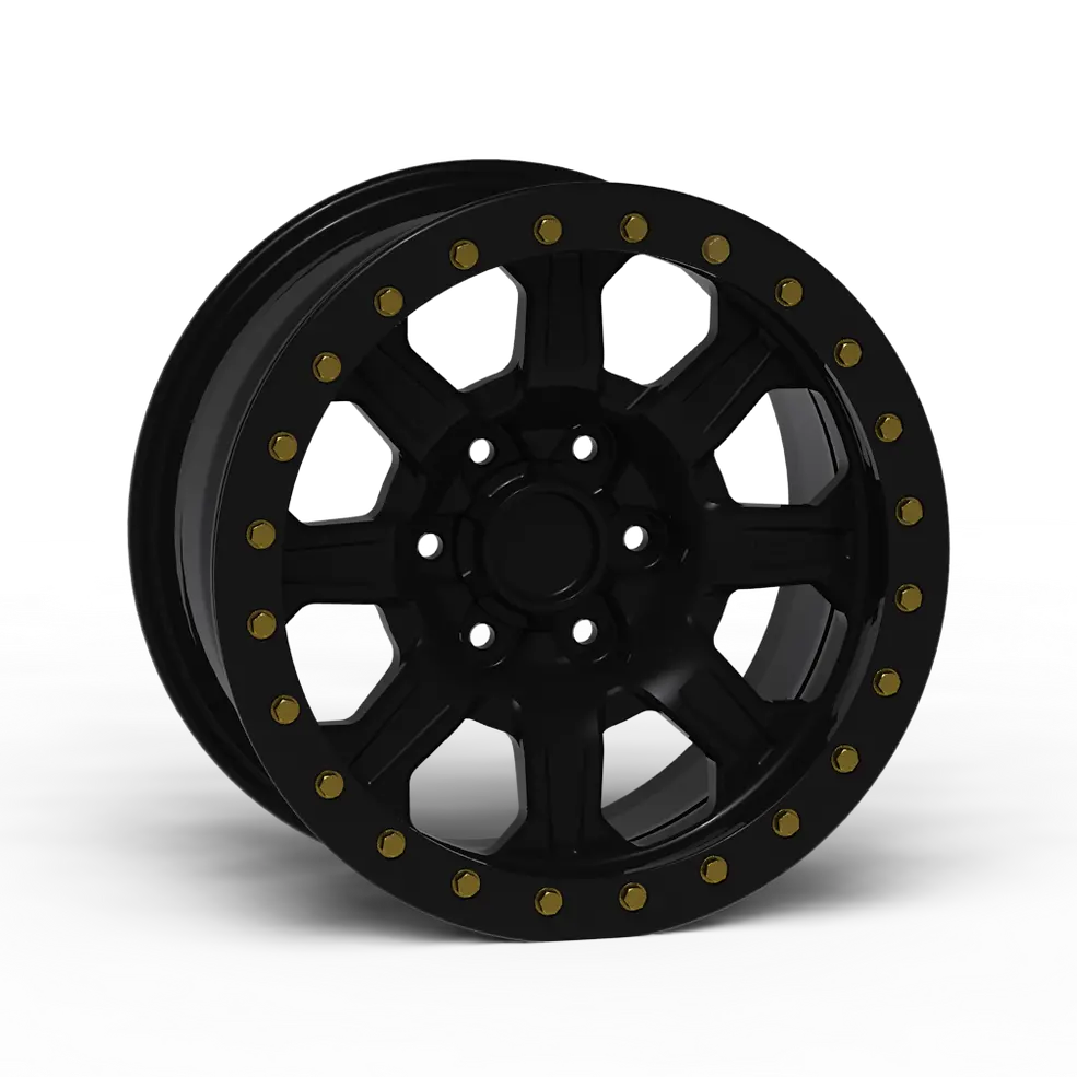 G500 Simulated Beadlock Wheel 17X8.5" 5 & 6 Lug - Techlite Ring 6