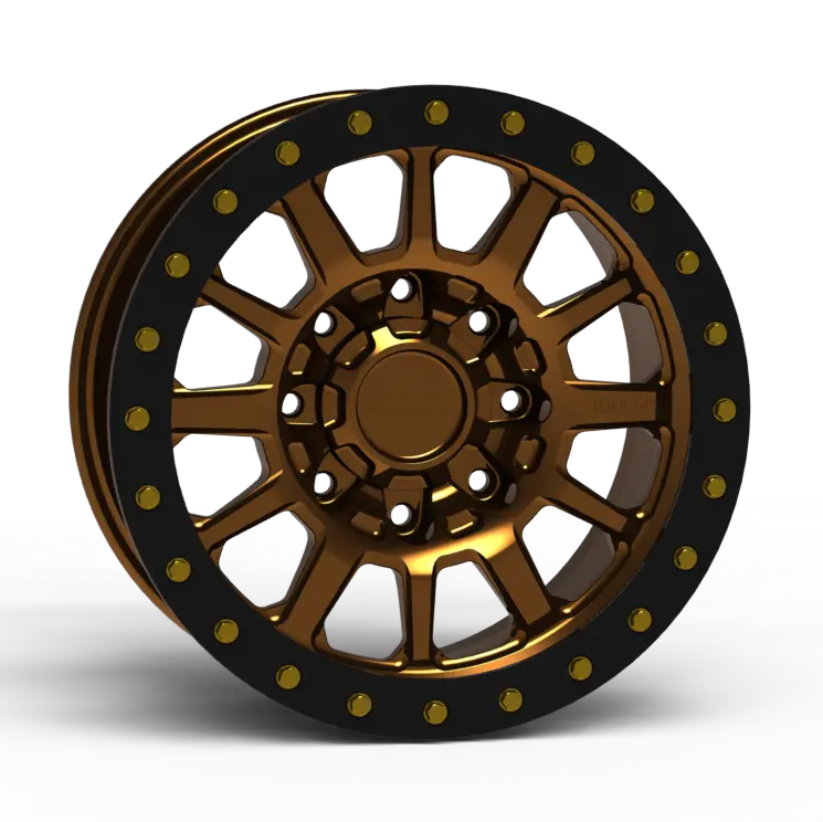G600 Simulated Beadlock Wheel 17X8.5" 8 Lug - Standard Ring 8
