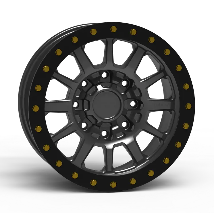 G600 Simulated Beadlock Wheel 17X8.5" 8 Lug - Techlite Ring 6