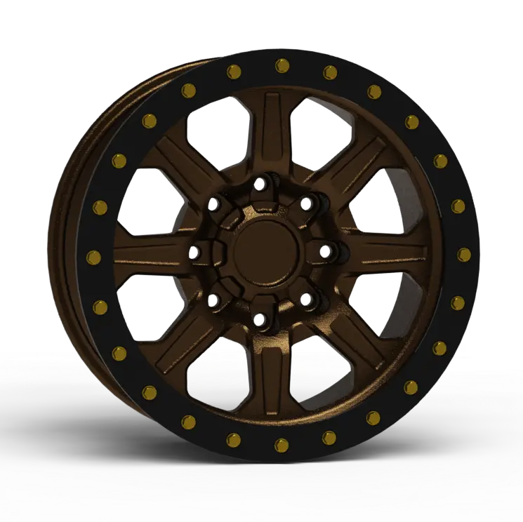 G500 Simulated Beadlock Wheel 18X9.0" 8 Lug - Techlite Ring 7