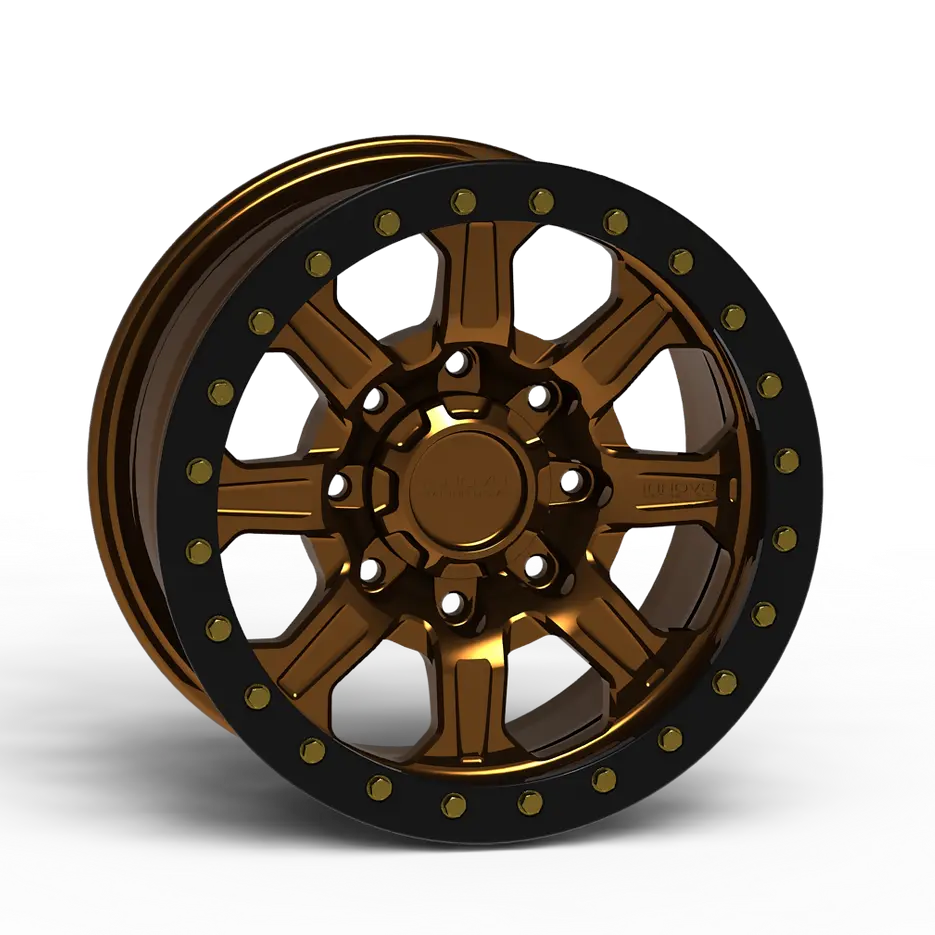 G500 Simulated Beadlock Wheel 17X8.5" 8 Lug - Techlite Ring 4