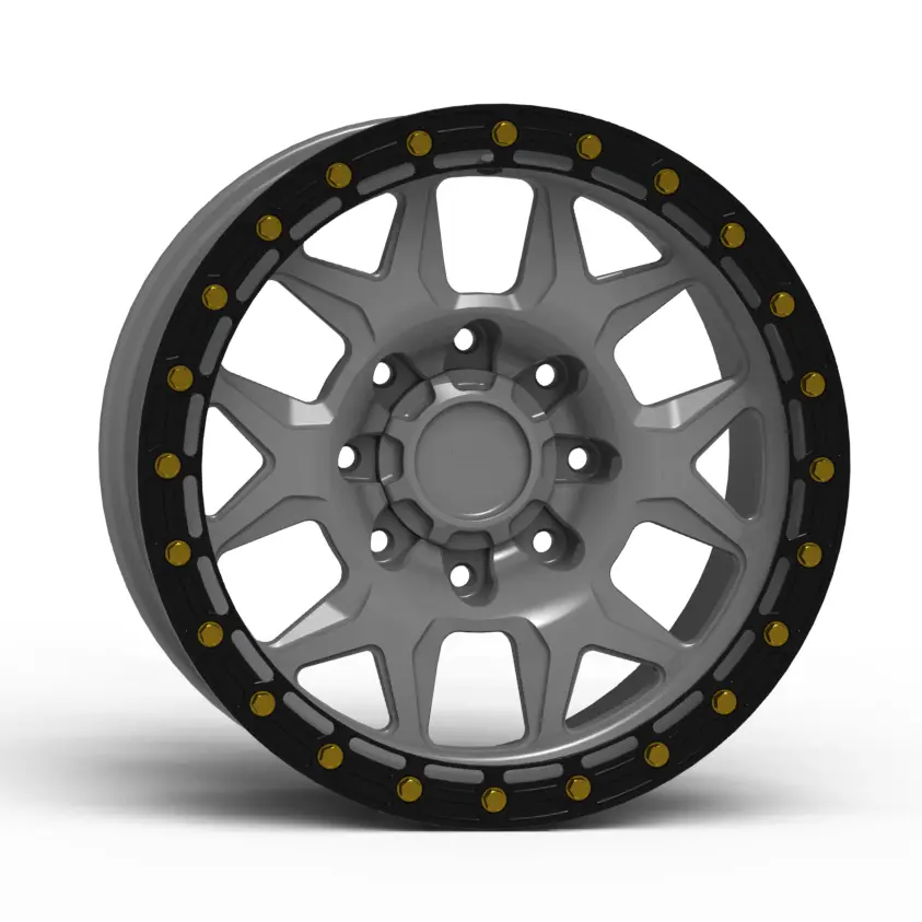 G700 Simulated Beadlock Wheel 17X8.5" 8 Lug - Standard Ring 6