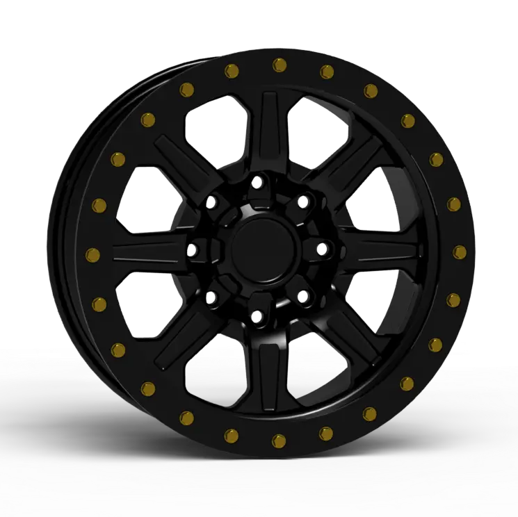 G500 Simulated Beadlock Wheel 18X9.0" 8 Lug - Techlite Ring 6