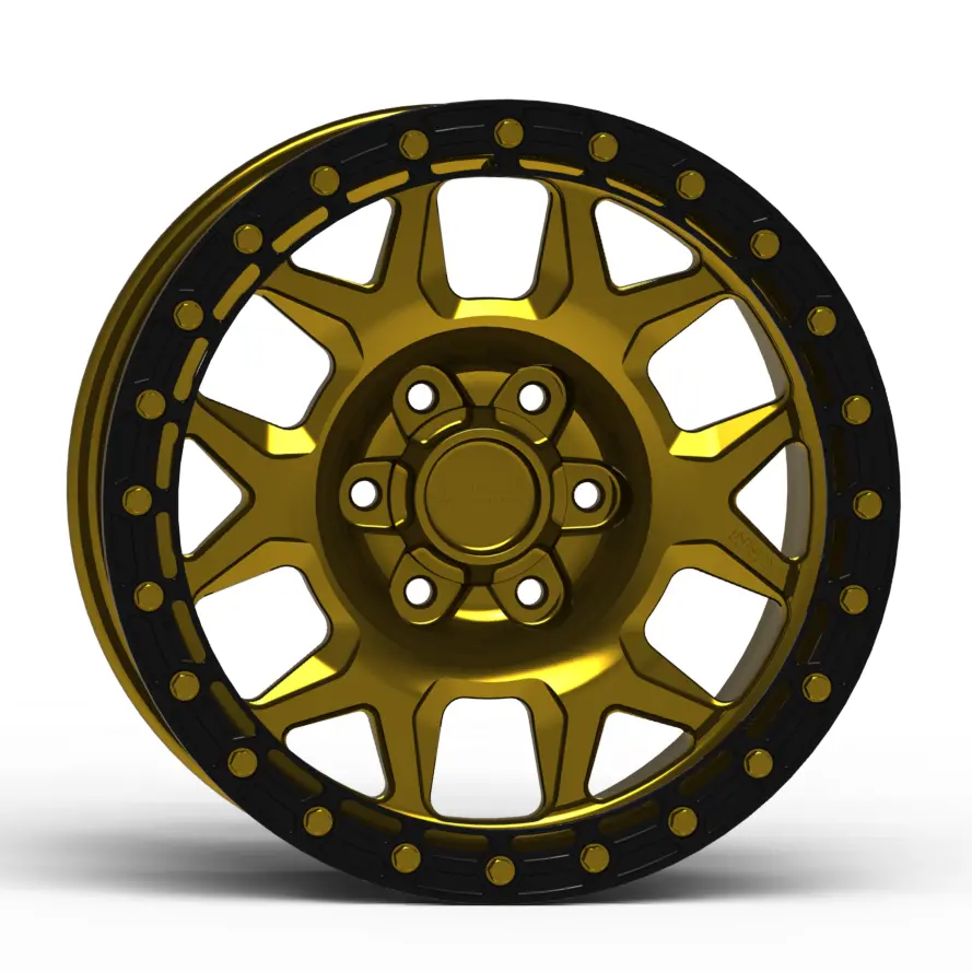 G700 Simulated Beadlock Wheel 17X8.5" 5 & 6 Lug - Techlite Ring 3