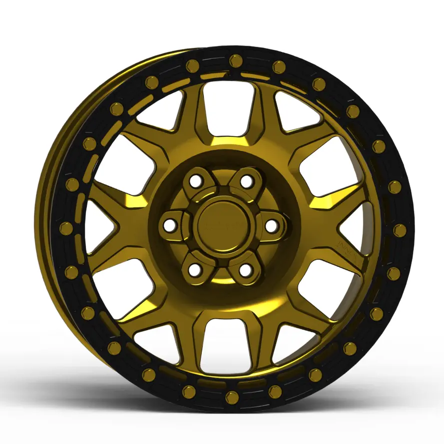 G700 Simulated Beadlock Wheel 18X9.0" 5 & 6 Lug - Techlite Ring 3