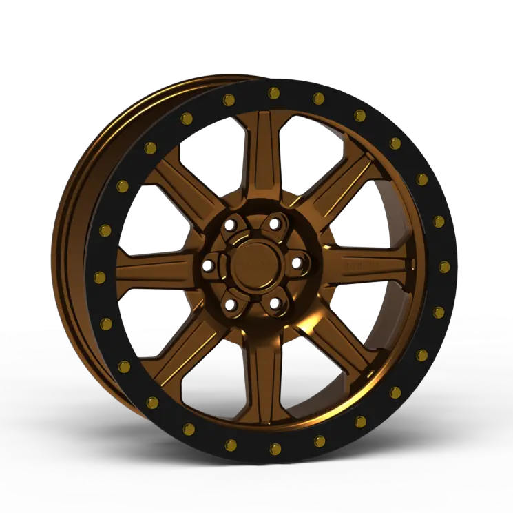 G500 Simulated Beadlock Wheel 17X8.5" 5 & 6 Lug - Standard Ring 2