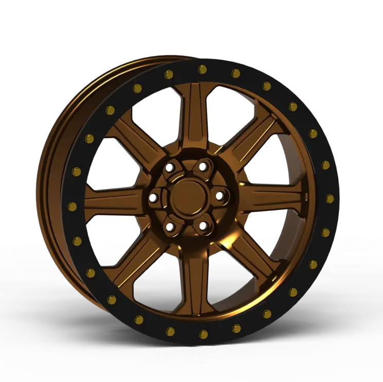 G500 Simulated Beadlock Wheel 20X9.0" 5 & 6 Lug - Techlite Ring 4