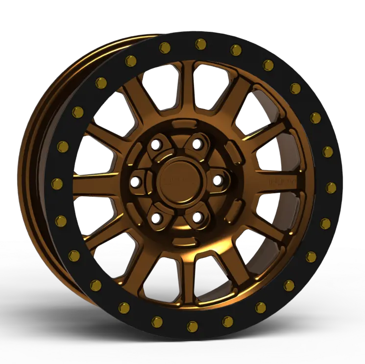 G600 Simulated Beadlock Wheel 17X8.5" 5 & 6 Lug - Standard Ring 8
