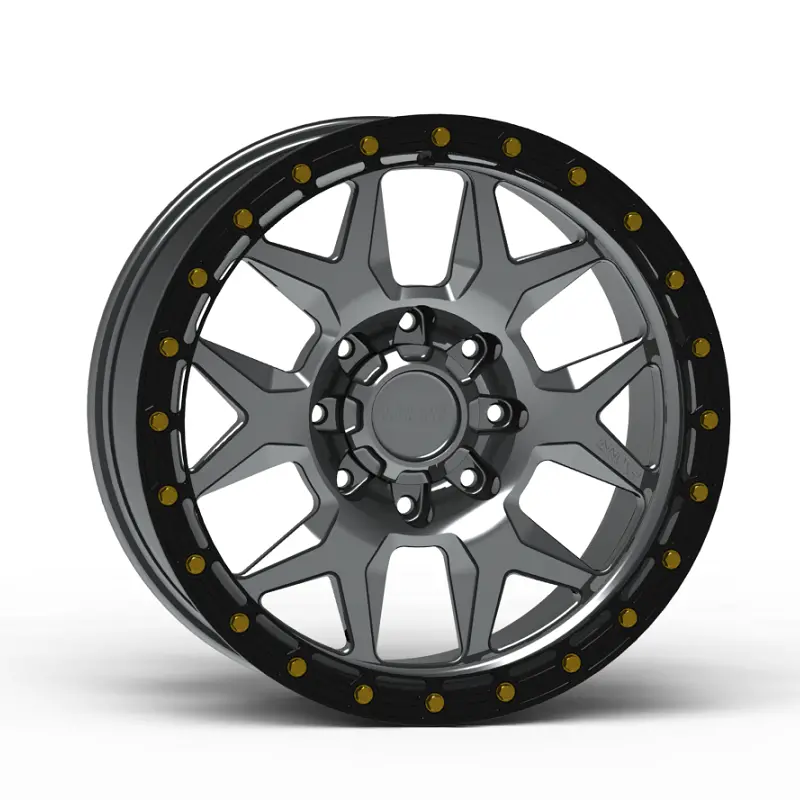 G700 Simulated Beadlock Wheel 20X10.0" 8 Lug - Techlite Ring 6