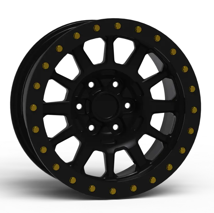 G600 Simulated Beadlock Wheel 17X8.5" 5 & 6 Lug - Techlite Ring 7
