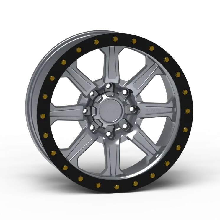 G500 Simulated Beadlock Wheel 17X8.5" 8 Lug - Standard Ring 1