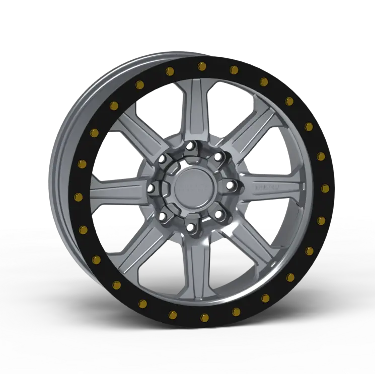 G500 Simulated Beadlock Wheel 20X9.0" 8 Lug - Techlite Ring 1
