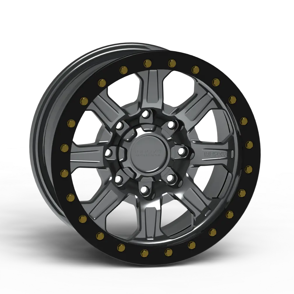 G500 Simulated Beadlock Wheel 17X8.5" 8 Lug - Techlite Ring 1