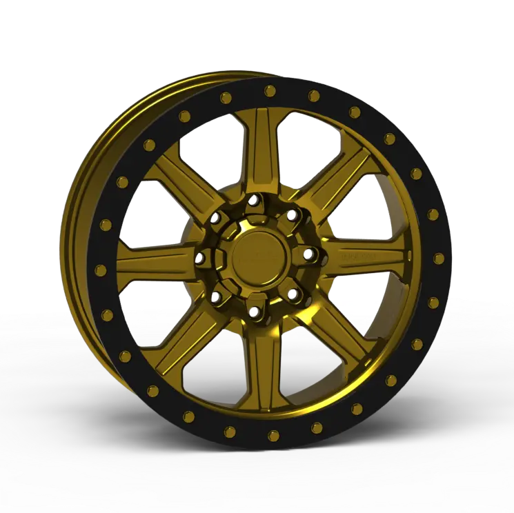 G500 Simulated Beadlock Wheel 20X10.0" 8 Lug - Techlite Ring 3