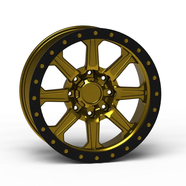 G500 Simulated Beadlock Wheel 17X8.5" 8 Lug - Standard Ring 6