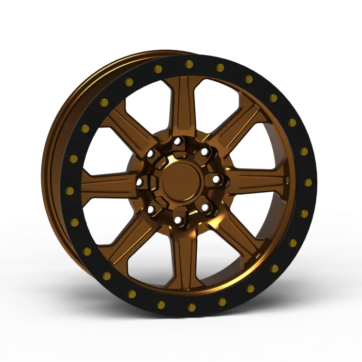 G500 Simulated Beadlock Wheel 20X9.0" 8 Lug - Techlite Ring 5