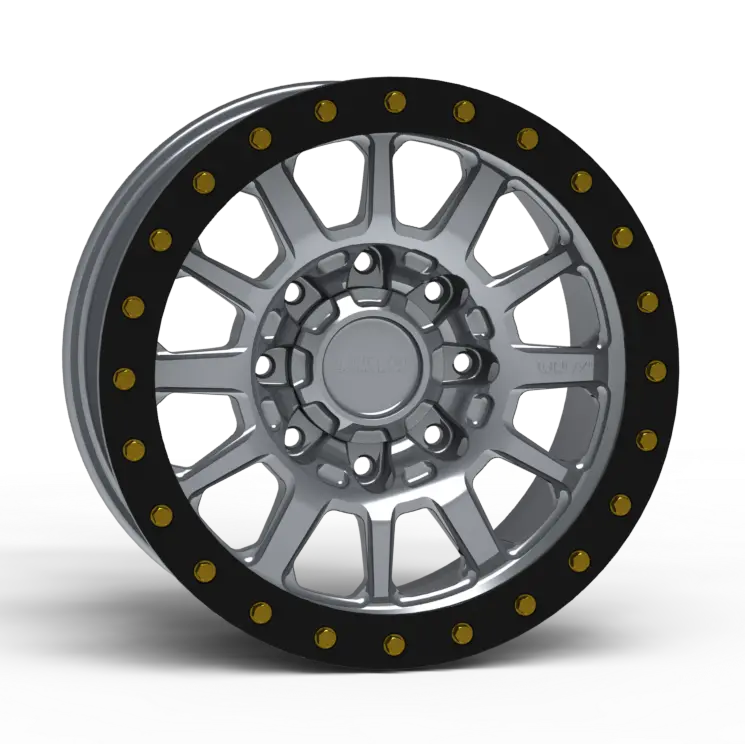G600 Simulated Beadlock Wheel 17X8.5" 8 Lug - Techlite Ring 1