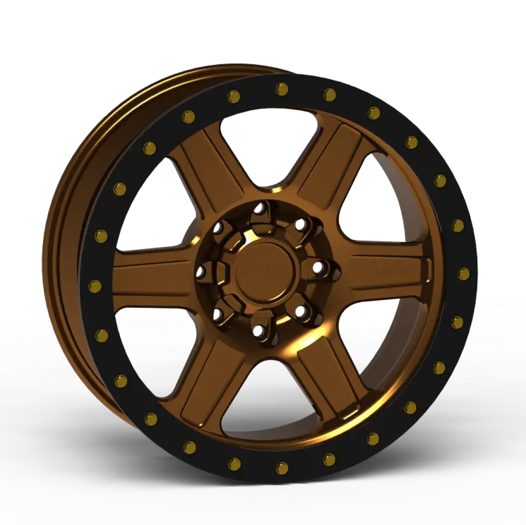 G400 Simulated Beadlock Wheel 20X10.0" 8 Lug - Techlite Ring 6