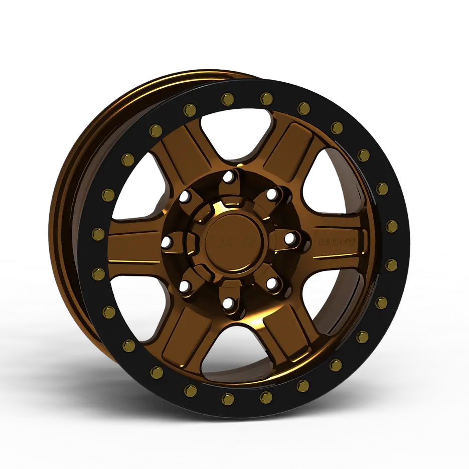 G400 Simulated Beadlock Wheel 17X8.5" 8 Lug - Standard Ring 8