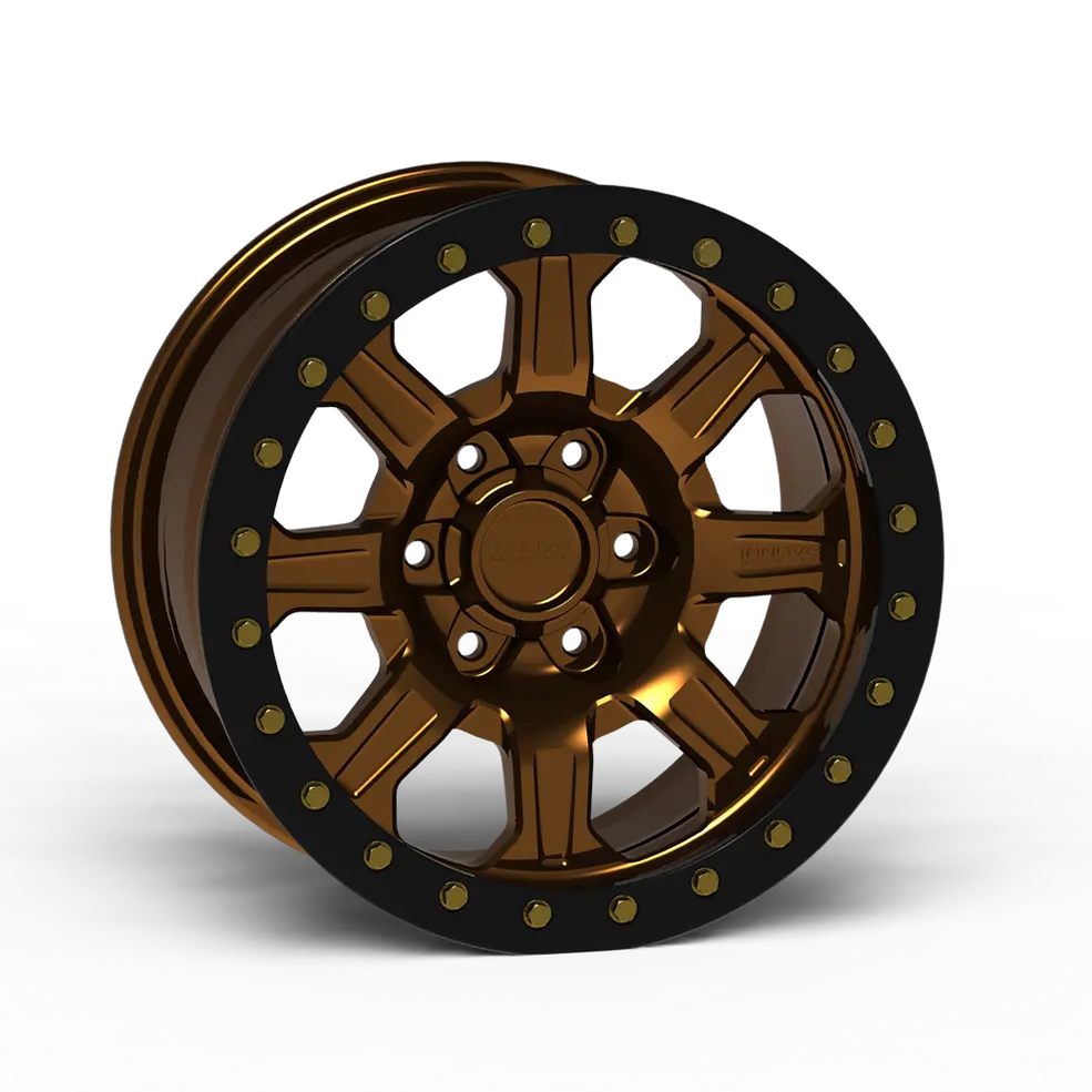 G500 Simulated Beadlock Wheel 17X8.5" 5 & 6 Lug - Techlite Ring 5