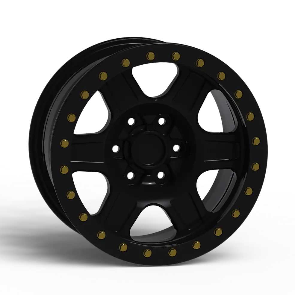 G400 Simulated Beadlock Wheel 17X8.5" 5 & 6 Lug - Standard Ring 6