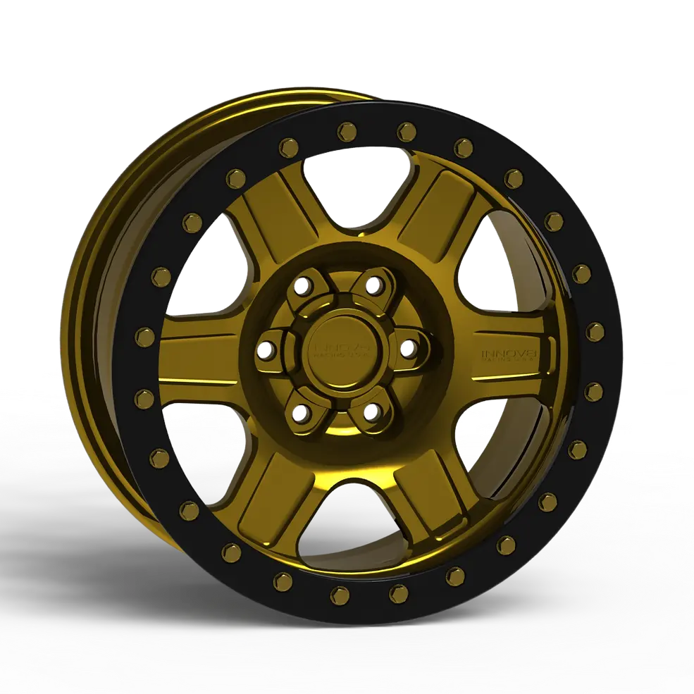 G400 Simulated Beadlock Wheel 17X8.5" 5 & 6 Lug - Techlite Ring 6