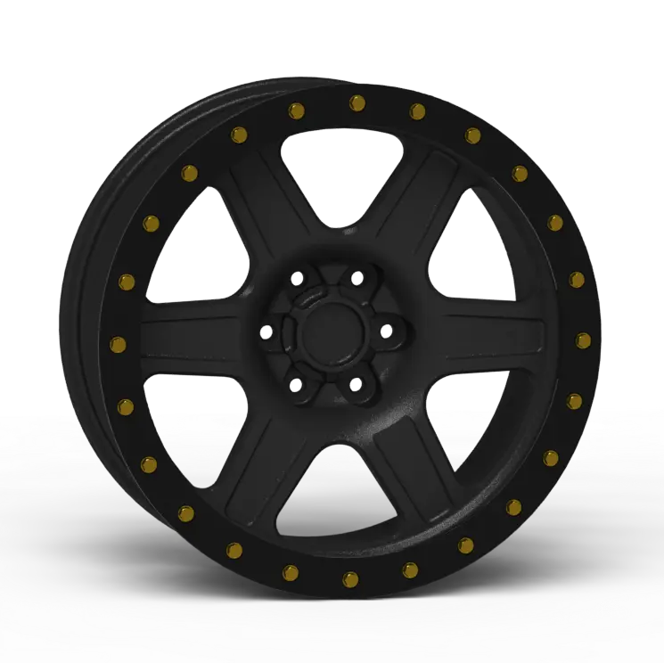G400 Simulated Beadlock Wheel 18X9.0" 5 & 6 Lug - Techlite Ring 5