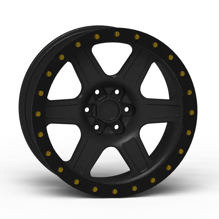 G400 Simulated Beadlock Wheel 20X9.0" 5 & 6 Lug - Techlite Ring 7