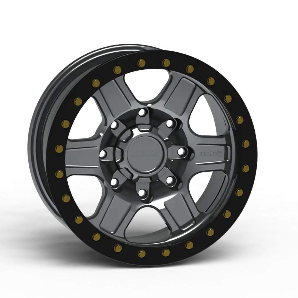G400 Simulated Beadlock Wheel 17X8.5" 8 Lug - Standard Ring 1