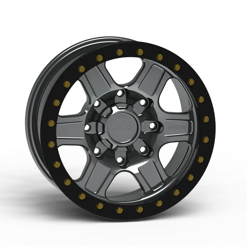 G400 Simulated Beadlock Wheel 17X8.5" 8 Lug - Techlite Ring 1