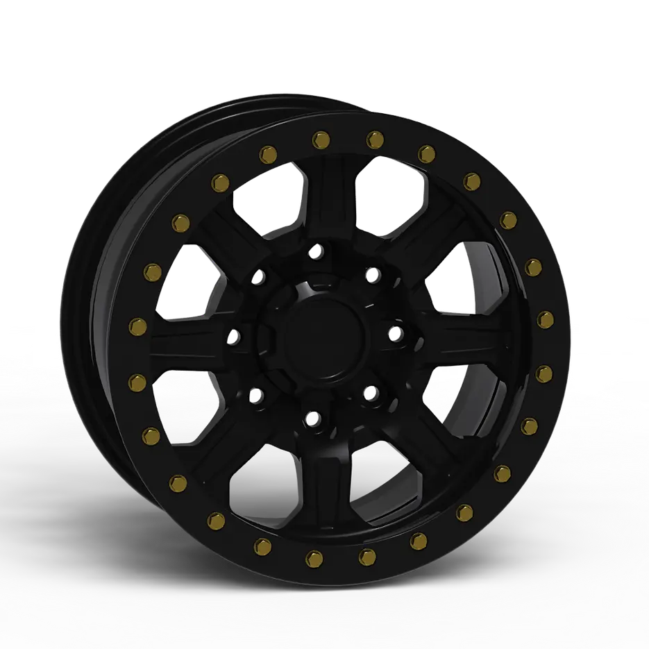 G500 Simulated Beadlock Wheel 17X8.5" 8 Lug - Techlite Ring 5