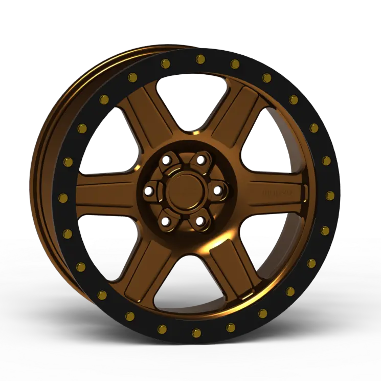 G400 Simulated Beadlock Wheel 18X9.0" 5 & 6 Lug - Techlite Ring 7