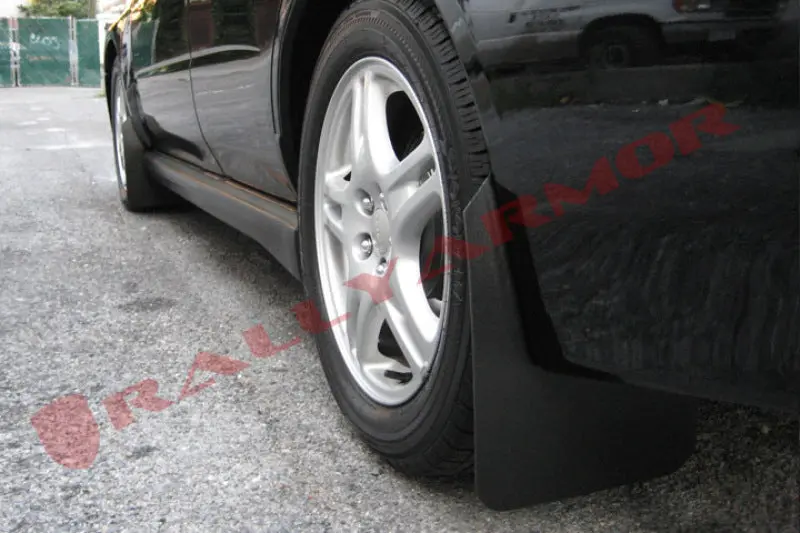 Rally Armor Basic Black Mud Flaps – Fits 2002–2007 Subaru Wrx, Sti, Rs, And 2.5I (Wagons May Require Modification) 1