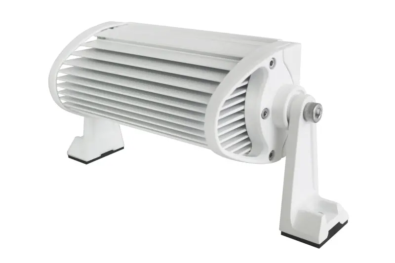 Hella Value Fit 8-Inch Led Light Bar – 36W Dual-Row Flood Beam, White Housing 1