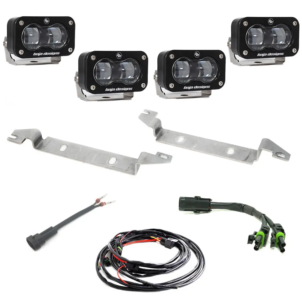 2023-2026 Toyota Sequoia S2 Sae Oem Fog Light Replacement Kit - Clear 1