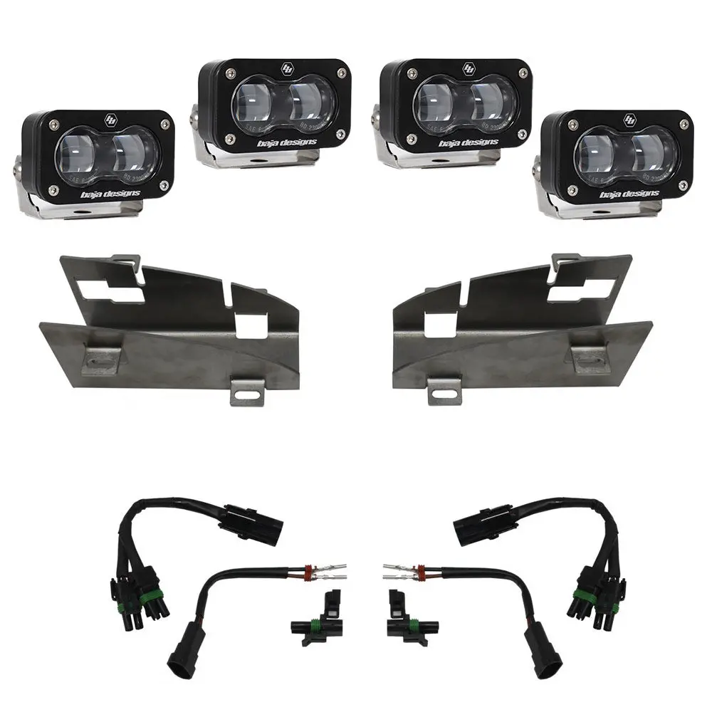 21-24 Ram Trx/19-24 Ram 1500 Rebel Dual S2 Sae Fog Pocket Light Kit - Clear 1