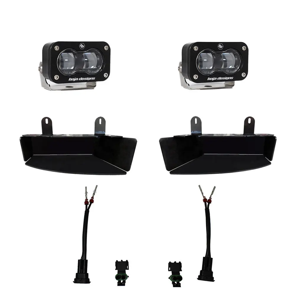 2019-2024 Ram 2500/3500 S2 Sae Fog Pocket Light Kit - Clear 1