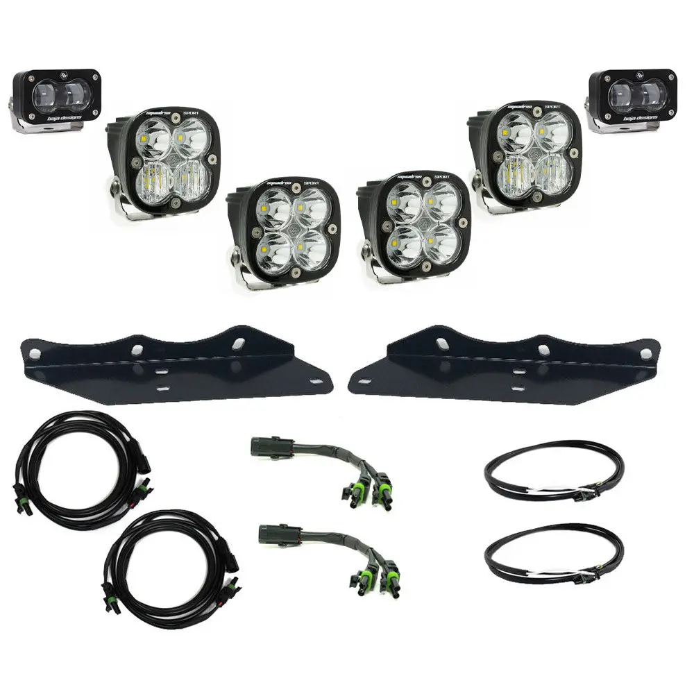 17-20 Ford Raptor Squadron/S2 Sae “Sportsman” Fog Pocket Light Kit - Clear 1