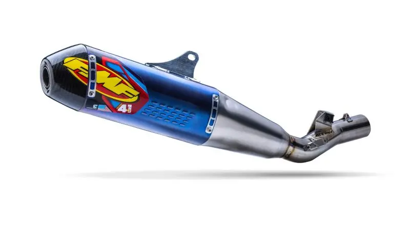 Fmf Racing Factory 4.1 Rct Slip-On Exhaust – Anodized Titanium, Straight-Off Design 1