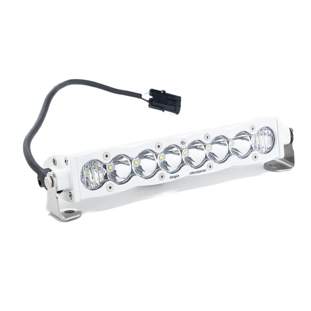 S8 White, Clear - Driving/Combo Led Light Bar 1
