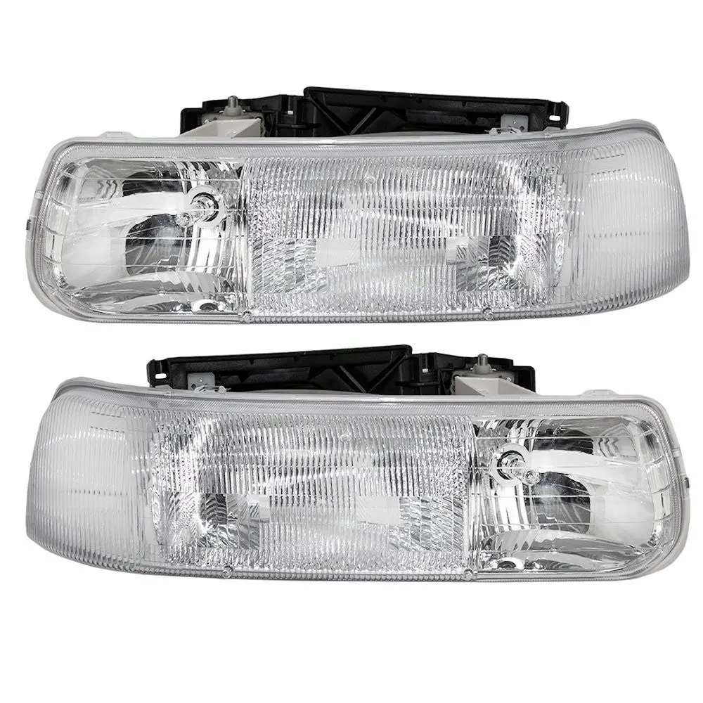 Driver And Passenger Headlights Headlamps Replacement For Chevrolet Pickup 1