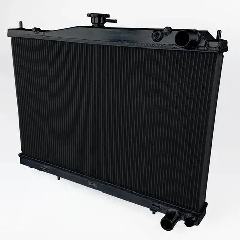 R33 Skyline Gt-R/Gts High-Performance All-Aluminum Radiator - Black 1