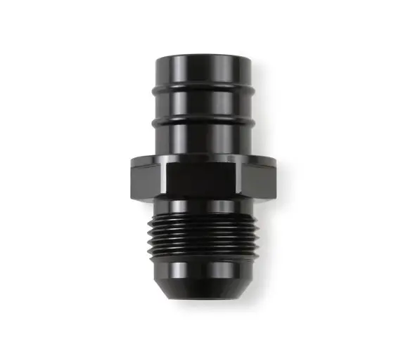 Earl's Gm Ls Pcv Fitting -10 An Male Black Anodized Finish - Fits Many Gm Oe Valve Covers W/ 3/4" Id On Grommet 1