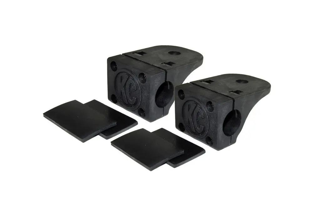 Kc Hilites Kc Universal Tube Clamp Light Mount Bracket Set For .75" To 3.0" Round Light Bars 1
