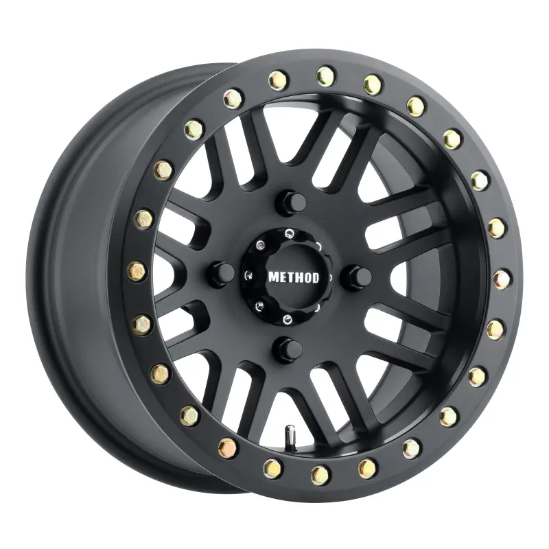 Method Mr406 Utv Beadlock Wheel – 14X8 Inches, 4+4/0Mm Offset, 4X136 Bolt Pattern, 106Mm Center Bore, Matte Black With Bh-H24100 Beadlock Ring 1