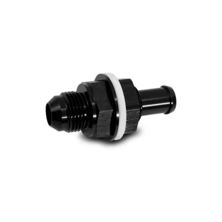 Fuel Cell Bulkhead Adapters, An Flare To Barb 1