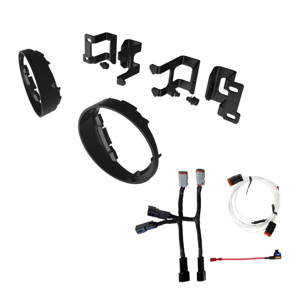 Kc Hilites Bracket Set - Fog Pocket Kit For Flex Era 3 | Brackets And Bezels - For Toyota Vehicles (Pr) 1